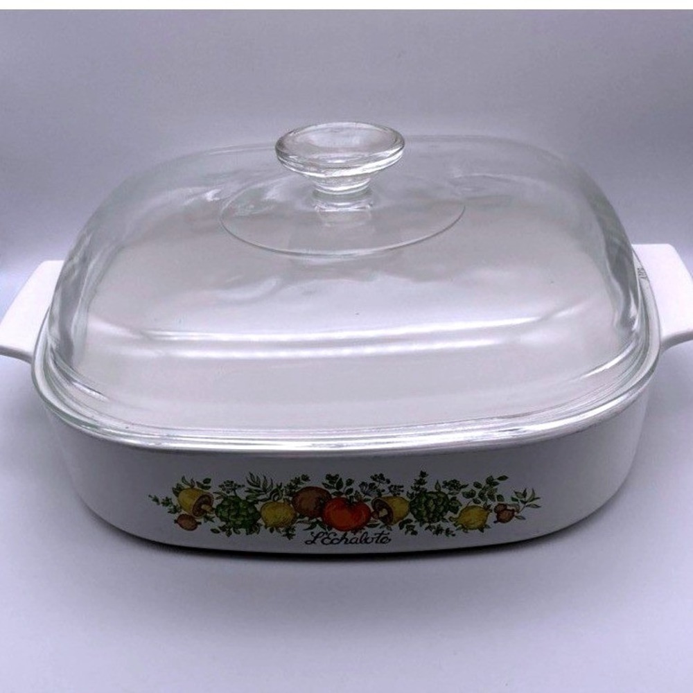 Vintage Corning Ware Spice Of Life Le Romarin Casserole Dish A-10-B W/Lid 2.5 L